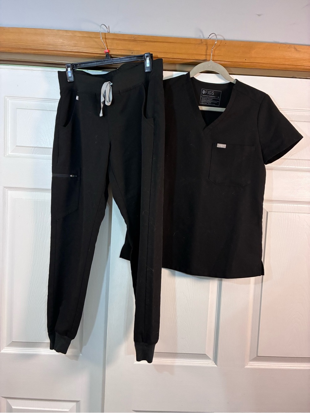 Figs black scrub set size size small/xtra small